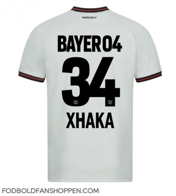 Bayer Leverkusen Granit Xhaka #34 Udebanetrøje 2023-24 Kortærmet